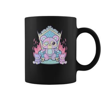 Kawaii Pastel Goth Cute Creepy Killer Teddy Bear Coffee Mug | Favorety UK