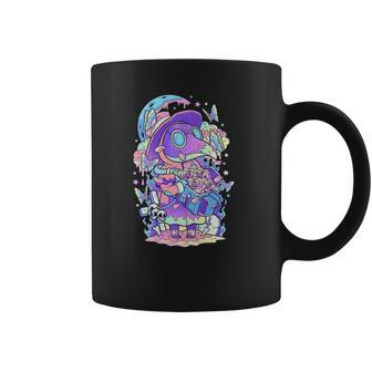 Kawaii Pastel Goth Cute And Creepy Plague Doctor Coffee Mug | Favorety UK