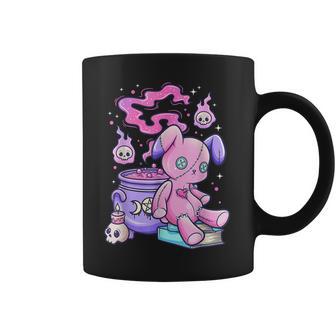 Kawaii Pastel Goth Cute Creepy Witchy Bear Men Women T-Shirt Graphic Print Casual Unisex Tee Coffee Mug | Favorety