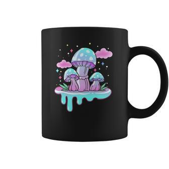 Kawaii Pastel Goth Mushrooms Coffee Mug | Favorety UK