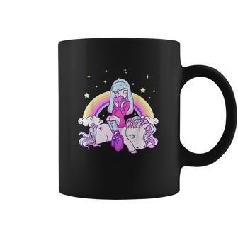 Kawaii Pastel Goth Rainbow Unicorn Cute Girl Unicorn Gifts Coffee Mug | Favorety DE