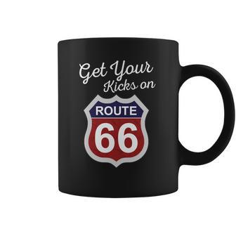 Get Your Kicks Route 66 Distressed &S Coffee Mug | Favorety CA