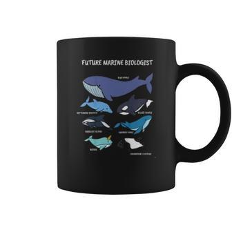 Kids Future Marine Biologist Types Of Whales And Dolphins Whale Biology Pun Coffee Mug | Favorety CA