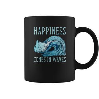 Kiteboarding Kite Surfing Happiness Comes In Waves Coffee Mug | Favorety DE