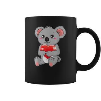 Koala Heat Valentine Funny Valentines Day Singles Gift Coffee Mug | Favorety CA