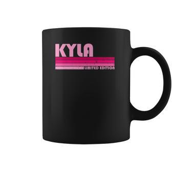 Kyla Name Personalized Retro Vintage 80S 90S Style Coffee Mug | Favorety AU