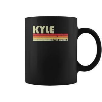 Kyle Name Personalized Retro Vintage 80S 90S Birthday Coffee Mug | Favorety