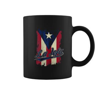 La Jefa Puerto Rico Flag Coffee Mug | Favorety UK