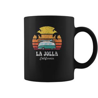 La Jolla Souvenir Retro California Men Women Coffee Mug | Favorety