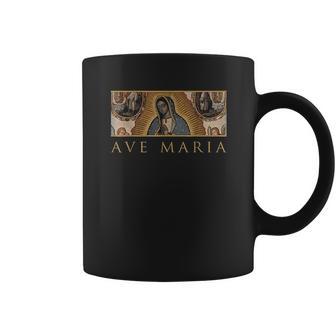 Our Lady Of Guadalupe Catholic Ave Maria Mary Traditional Coffee Mug | Favorety DE