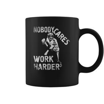 Lamar Jackson Nobody Cares Work Harder T-Shirt Coffee Mug | Favorety