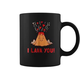 I Lava You Funny Volcano Valentines Love Coffee Mug | Favorety