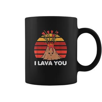 I Lava You Retro Clothing Gift For Him Her Funny Valentine Retro Gifts Coffee Mug | Favorety CA