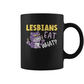 Lesbians Eat What Lgbtq Member Sexual Diversity Pride Parade Cute Gift Coffee Mug | Favorety