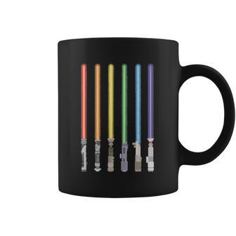 Lgbt Light Sword Pride Saber Ally Lgbtq Graphic Design Printed Casual Daily Basic Coffee Mug | Favorety CA