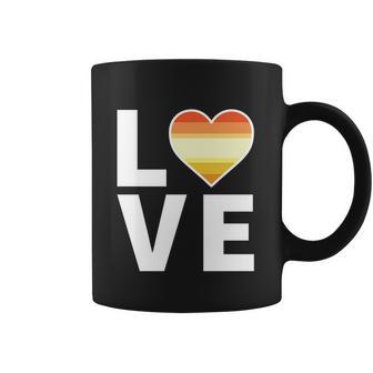 Lgbtq Butch Lesbian Flag Heart Gift Lgbtqia Love Butch Lesbian Gift Graphic Design Printed Casual Daily Basic Coffee Mug | Favorety CA