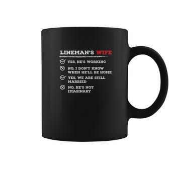 Lineman Wife American Electrician Cable Coffee Mug | Favorety DE