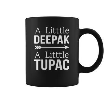 A Little Deepak A Little Tupac Shirt Hoodie Sweater Longsleeve T-Shirt Coffee Mug | Favorety UK