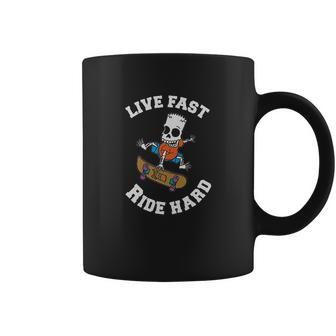 Live Fast Ride Hard Halloween Bart Coffee Mug | Favorety AU