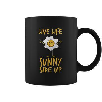 Live Life Sunny Side Up Egg Lover Breakfast Brunch Coffee Mug | Favorety AU