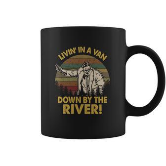 Living In A Van Down By The River Vintage Coffee Mug | Favorety