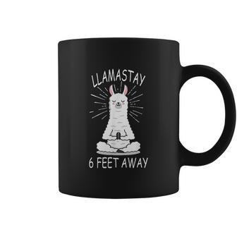 Llama Stay 6 Feet Away Funny Llama Social Distancing Coffee Mug | Favorety UK