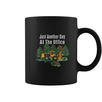 Logging Feller Buncher Driver Timber Just Another Day Coffee Mug | Favorety AU