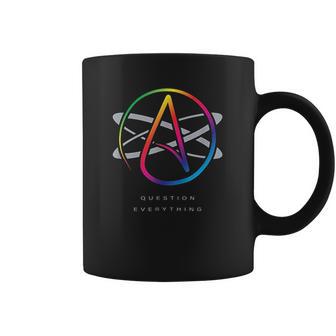 Logo Atom Symbol Question Everything Coffee Mug | Favorety CA