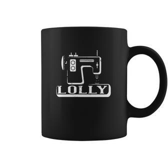 Lolly Grandma Antique Sewing Machine Shirts Vintage Sewing - Mens V-Neck T-Shirt By Canvas Coffee Mug | Favorety