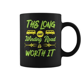 The Long And Winding Road Is Worth It Camping Van It Gifts Coffee Mug | Favorety UK