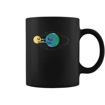 Love Earth And Moon Happy Stars Planets Space Orbit Coffee Mug | Favorety CA