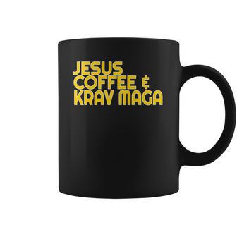 I Love Jesus Coffee Krav Maga Mixed Mma Sparring Tee Coffee Mug | Favorety DE