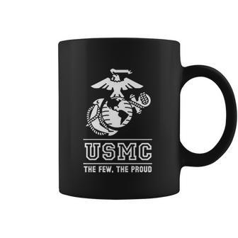 Lucky Ride Marines Usmc The Few The Proud White Emblem Coffee Mug | Favorety UK