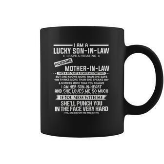 Lucky Son In Law Off A Freaking Mother In Law Coffee Mug | Favorety DE