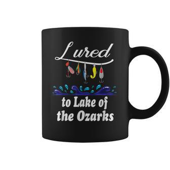 Lured To Lake Of The Ozarks Fishing Fisherman Coffee Mug | Favorety CA