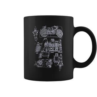 M-72 Motorcycle Engine Blow Out Diagram Coffee Mug | Favorety AU