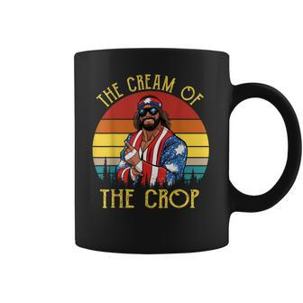 Macho-The Cream Of The Crop Wrestling Funny Retro Vintage Coffee Mug | Favorety