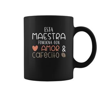 Maestra Espanol Playera Gift Regalo Spanish Teacher Coffee Mug | Favorety UK