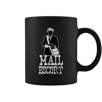 Mail Escort Postal Worker Scan Barcodes Delivery Coffee Mug | Favorety UK