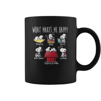 What Makes Snoopy Happy Coffee Mug | Favorety DE