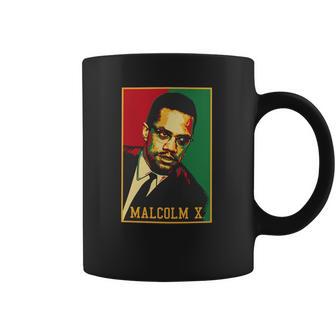 Malcolm X Retro Polo Coffee Mug | Favorety AU