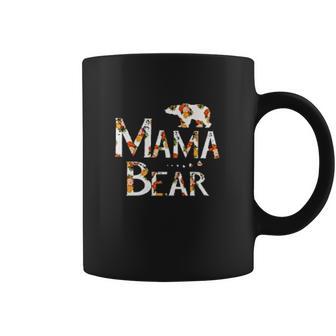 Mama Bear Mom Life Floral Heart Coffee Mug | Favorety CA