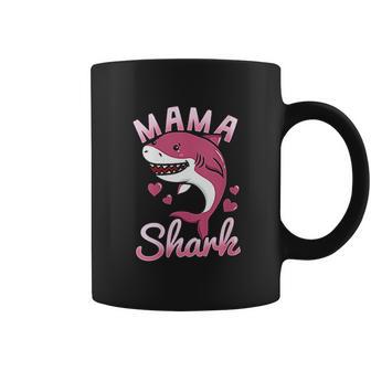 Mama Shark Mommy Shark Lover Family Matching Birthday Coffee Mug | Favorety UK