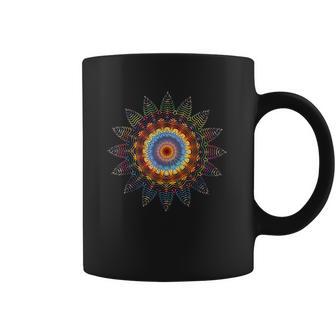 Mandala Sacred Geometry Prana Art Yoga Coffee Mug | Favorety CA