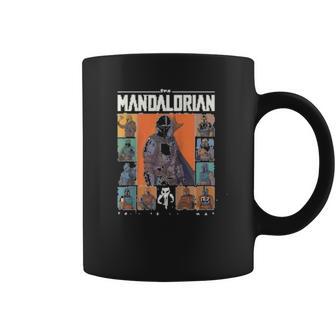 The Mandalorian Character Grid Coffee Mug | Favorety DE