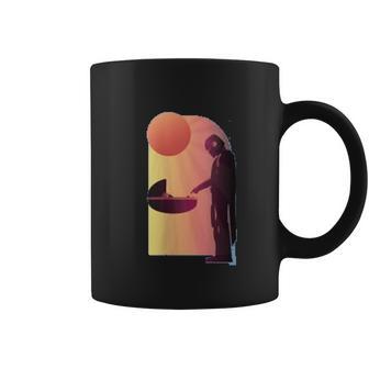 The Mandalorian The Child Discovery Silhouette Coffee Mug | Favorety AU