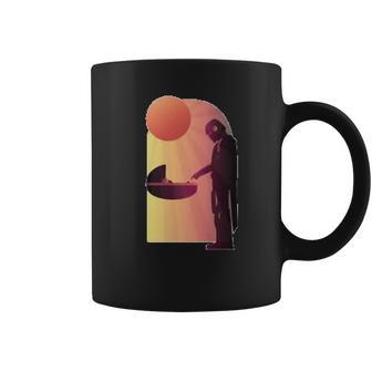 The Mandalorian The Child Discovery Silhouette Coffee Mug | Favorety