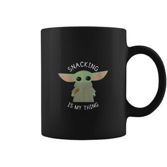 The Mandalorian The Child Snacking Is My Thing Coffee Mug | Favorety