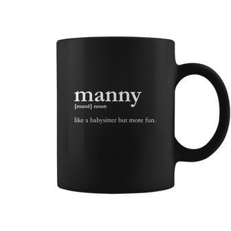 Manny Male Nanny - Like Babysitter But More Fun T Shirt Coffee Mug | Favorety UK