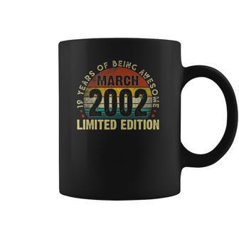 March 2002 Limited Edition 19Th Birthday 19 Years Old Gifts Coffee Mug | Favorety UK